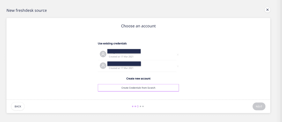 Create Credentials from Scratch