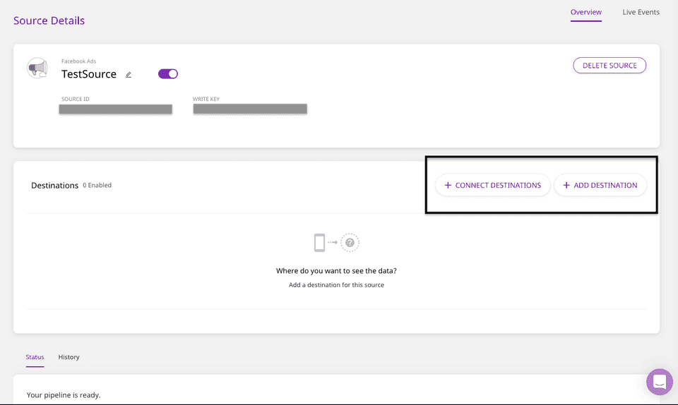 Connect Destinations