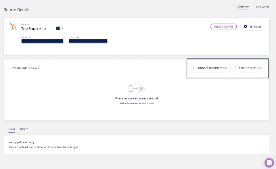 Connect Destinations