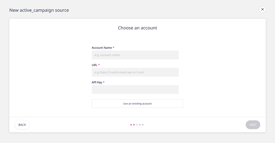 Give RudderStack access to ActiveCampaign