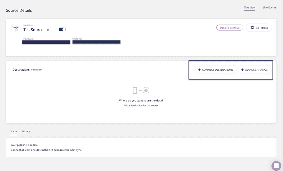 Connect Destinations