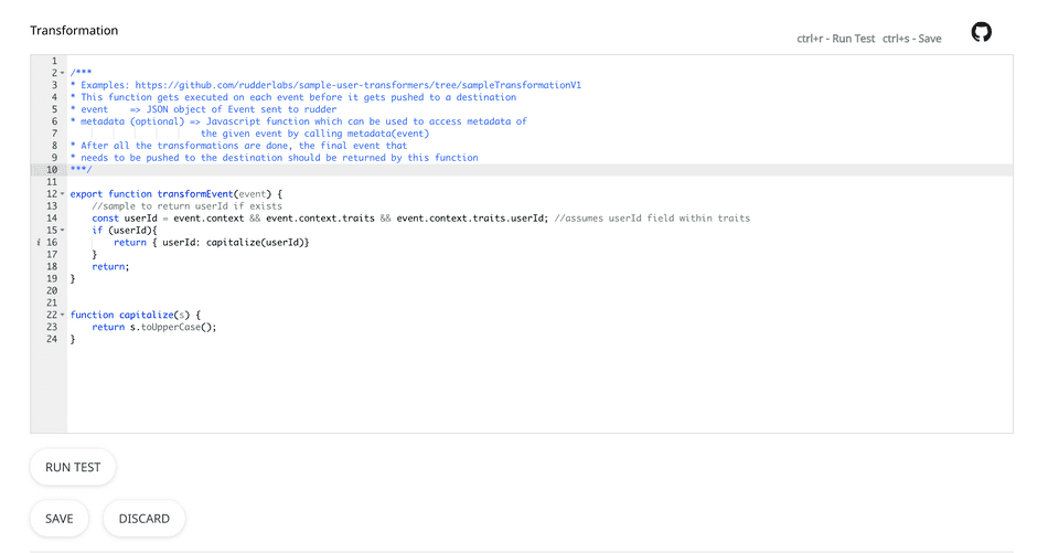 transformEvent function