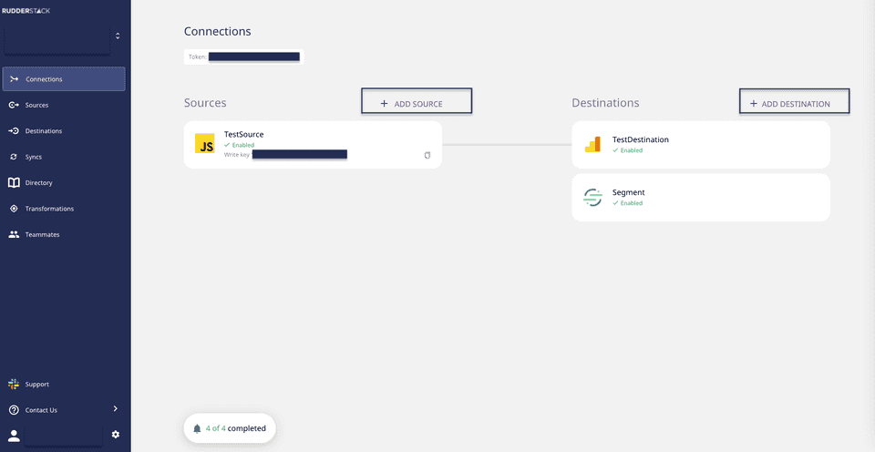 Connections Dashboard