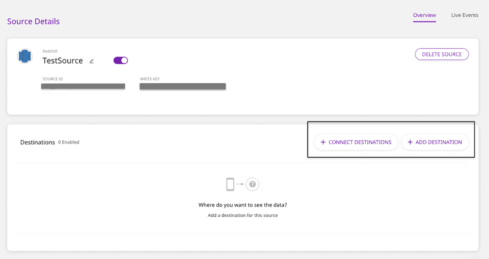 Connect Destinations