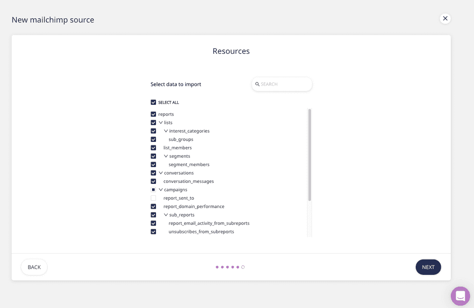 Ingest via RudderStack