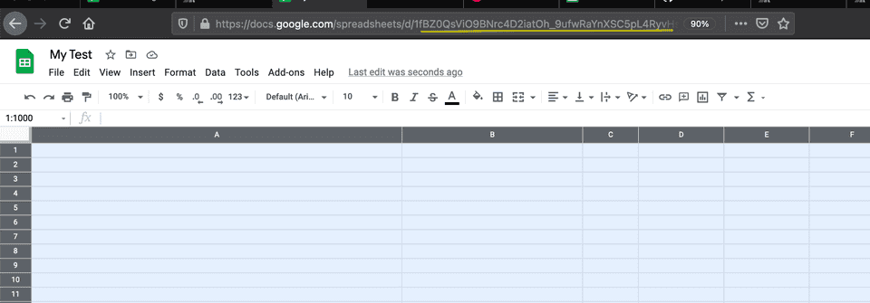 Google Sheet ID